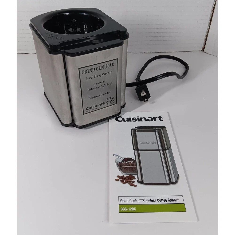 Cuisinart DCG-12BC Grind Central Coffee Grinder Replacement Base Motor Part Only